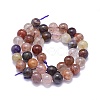 Natural Rutilated Quartz Beads Strands G-K293-F05-D-2