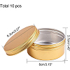 Round Aluminium Tin Cans CON-BC0005-15G-2