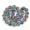 Electroplate Non-magnetic Synthetic Hematite Beads Strands G-N0322-03F-2