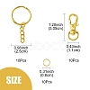 10Pcs Alloy Swivel Lobster Claw Clasps IFIN-YW0003-41-3