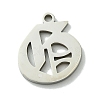 201 Stainless Steel Pendants STAS-B055-01P-O-1