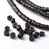 Natural Coconut Column Bead Strands COCB-O001-08-2