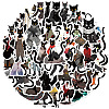 Cat Theme PVC Cartoon Sticker Labels PW-WG93669-01-4