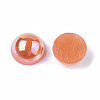 ABS Plastic Imitation Pearl Cabochons OACR-S025-6mm-04-2