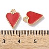 Alloy Enamel Pendants ENAM-O001-11H-G-3