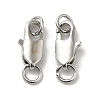 Brass Lobster Claw Clasps KK-P249-05A-P-1