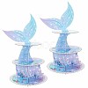 3-Tier Paper Cake Display Stand AJEW-WH0413-64-1