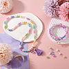  Jewelry 800Pcs 8 Colors Opaque Acrylic Beads MACR-PJ0001-05-8