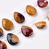 Natural Mookaite Beads Strands G-G822-07A-1