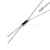 Ion Plating(IP) 304 Stainless Steel Cable Necklaces NJEW-G081-11P-1