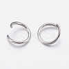 304 Stainless Steel Open Jump Rings STAS-A036-01B-2