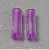 300Pcs Transparent Glass Round Bugle Beads GLAA-WH0015-74A-2