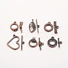 Tibetan Style Alloy Toggle Clasp Sets TIBE-X0017-01R-FF-1