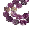 Natural Lepidolite Beads Strands G-L095-A01-01A-4