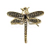 Brass Dragonfly Figurines KK-C073-04AG-3