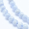 Natural Blue Lace Agate Beads Strands G-E483-08-4mm-3