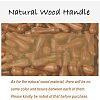 DIY Wood Wax Seal Stamp AJEW-WH0131-149-3