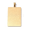 201 Stainless Steel Pendant STAS-B033-01G-09-2