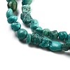 Natural HuBei Turquoise Beads Strands G-B089-B01-01-4