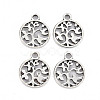 Tibetan Style Alloy Pendants TIBEP-N011-020-1