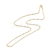 Brass Singapore Chains Necklace for Women NJEW-P265-07G-2