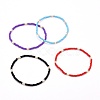 Glass Seed Beads Stretch Bracelets BJEW-JB06294-8