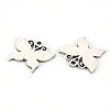 Non-Tarnish 201 Stainless Steel Pendants STAS-Q238-018B-2