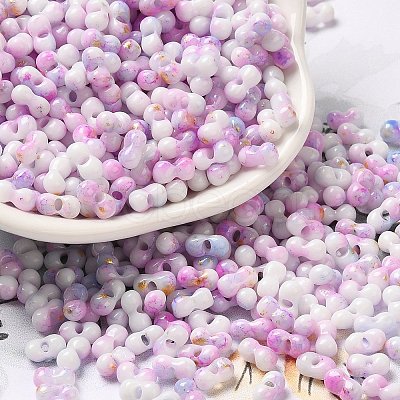 Baking Paint Glass Seed Beads SEED-F005-01A-05-1