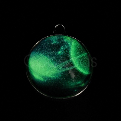 Galaxy Theme Luminous Glass Ball Pendants GLAA-D021-01P-07-1