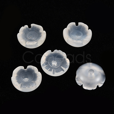 Natural White Agate Beads G-T122-50C-1