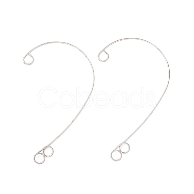 Tarnish Resistant 316 Stainless Steel Ear Cuff Findings X-STAS-H148-03P-1