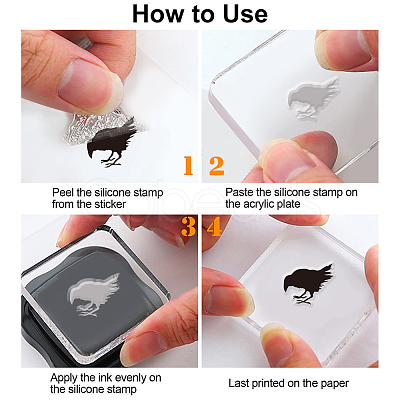 Custom PVC Plastic Clear Stamps DIY-WH0448-0264-1