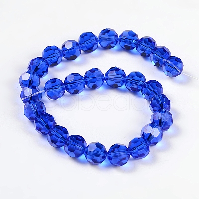 Imitation Austrian Crystal Bead Strands G-M181-6mm-13A-1