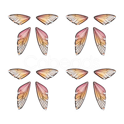 Transparent Resin Crystal AB Rhinestone Pendants Set RESI-TAC0002-46A-1