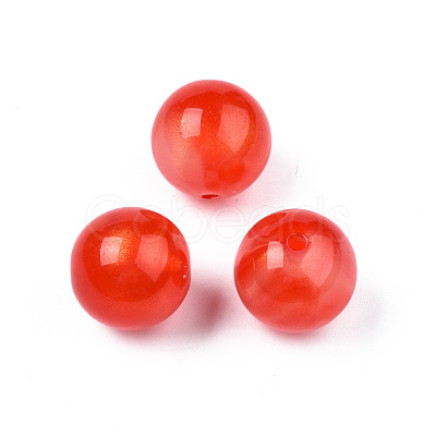 Opaque Acrylic Beads MACR-N009-014B-04-1