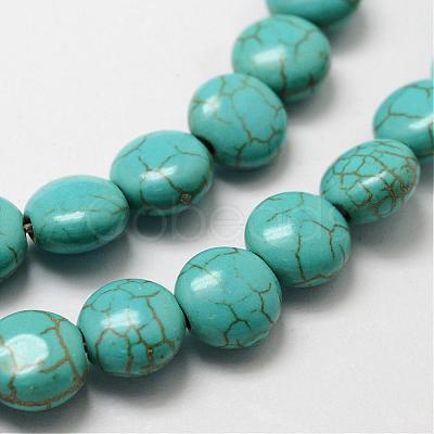 Synthetic Howlite Bead Strands G-P228-12-10mm-1