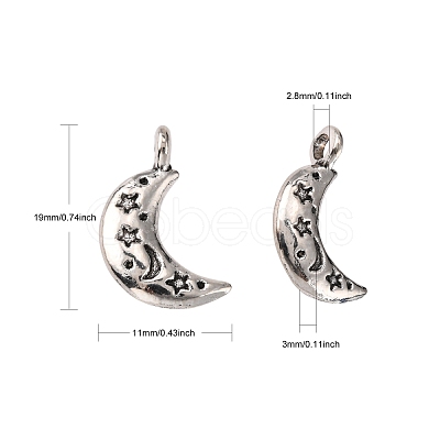 Tibetan Style Alloy Pendants X-TIBEP-S299-27AS-RS-1