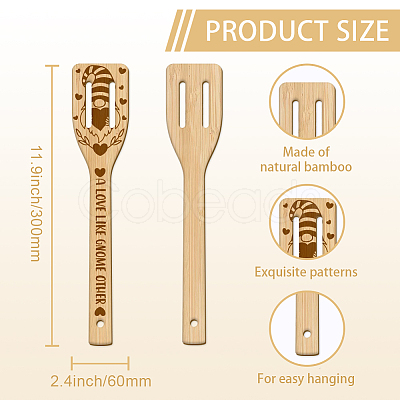 6Pcs Bamboo Spoons & Knifes & Forks AJEW-WH0411-024-1