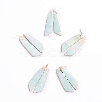 Natural Hemimorphite Pendants X-G-G827-04R-1