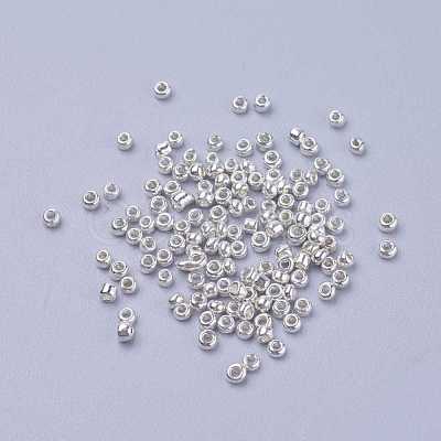 Electroplate Glass Seed Beads SEED-Q003-2-1