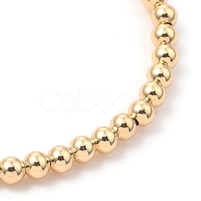 Brass Stretch Beaded Bracelets BJEW-JB05451-02-1