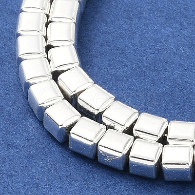 Electroplated Synthetic Non-Magnetic Hematite Beads Strands G-U003-18B-01-1