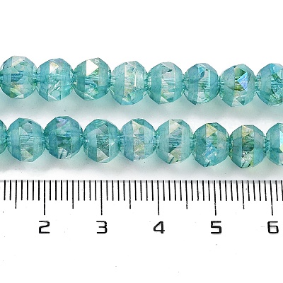 Baking Painted Glass Beads Strands GLAA-H032-05-04-1