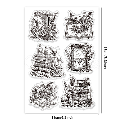 Custom Summer Theme PVC Plastic Clear Stamps DIY-WH0631-0080-1