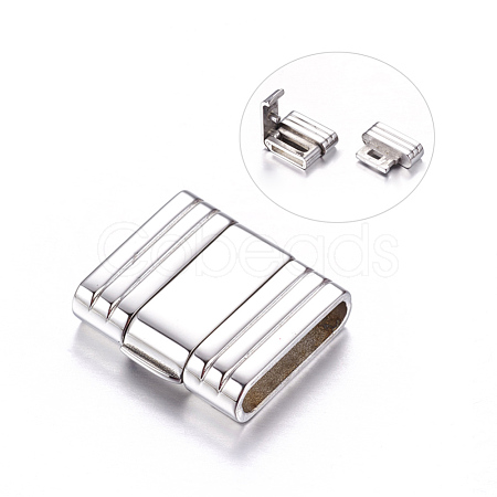 304 Stainless Steel Clasps X-STAS-C008-1-1