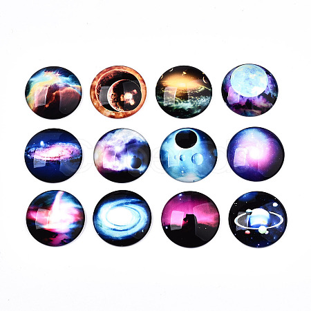 Glass Cabochons GGLA-N043-019-1