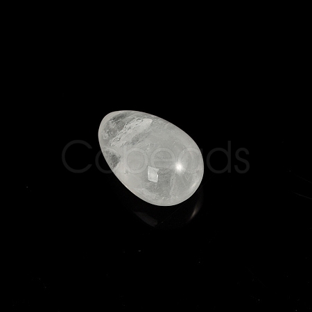 Natural Quartz Crystal Egg Shaped Palm Stone PW23051694587-1