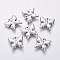 Non-Tarnish 201 Stainless Steel Pendants, Butterfly Charms, Stainless Steel Color, 15x16x3mm, Hole: 1mm