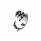 Alloy Punk Bracelet Hip-hop Ring Cool Animal Ring Set