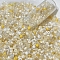 Transaparent Glass Beads, Mixed Shapes, Gold, 20~50mm